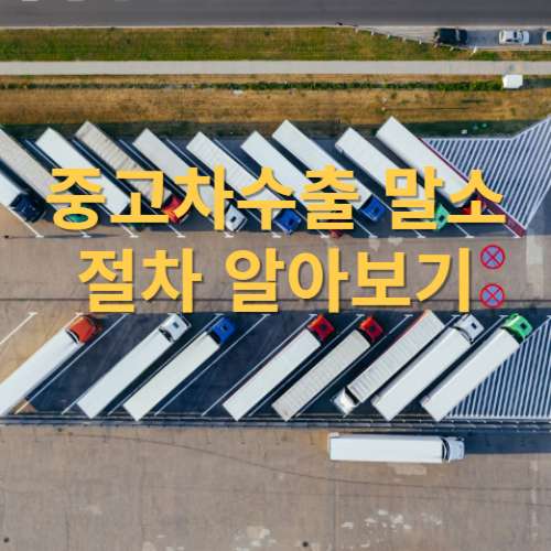 중고차수출 말소